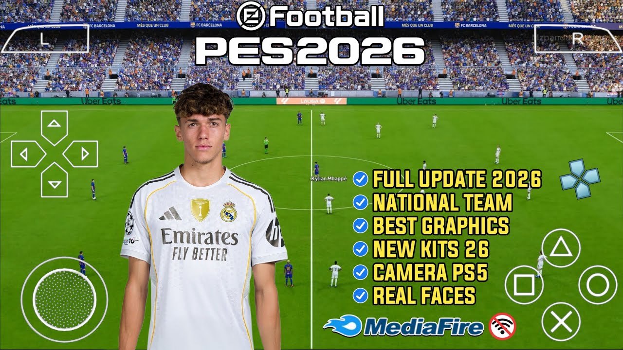 eFootball PES 2026 PPSSPP ISO Highly Compressed Download for Android