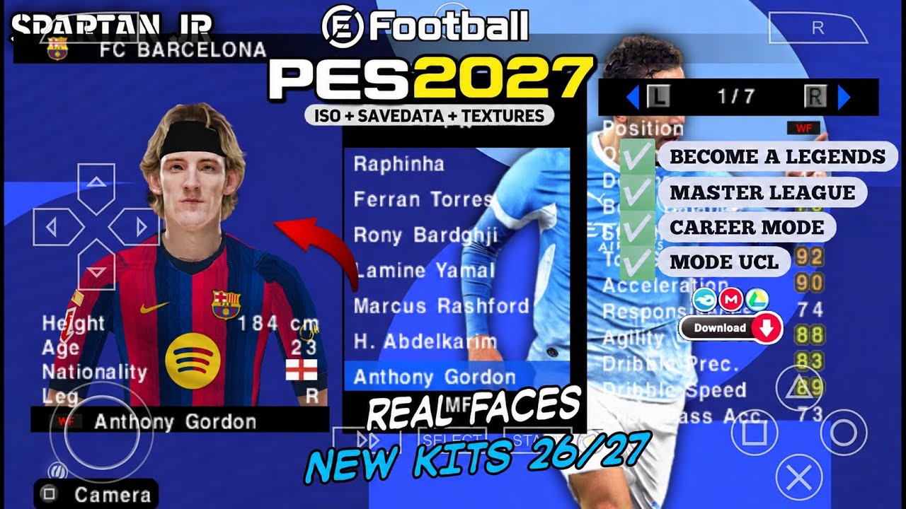 eFootball PES 2027 PPSSPP