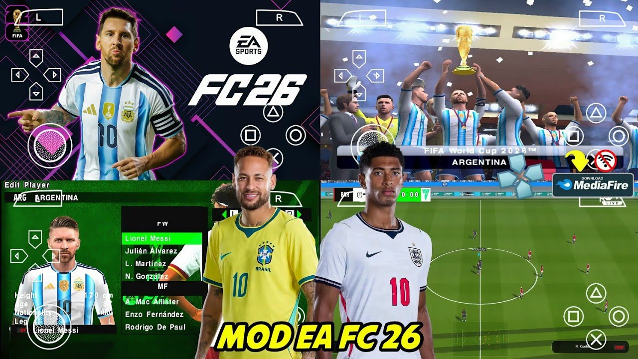 EA FC 26/27 PPSSPP ISO + Save Data Download for Android
