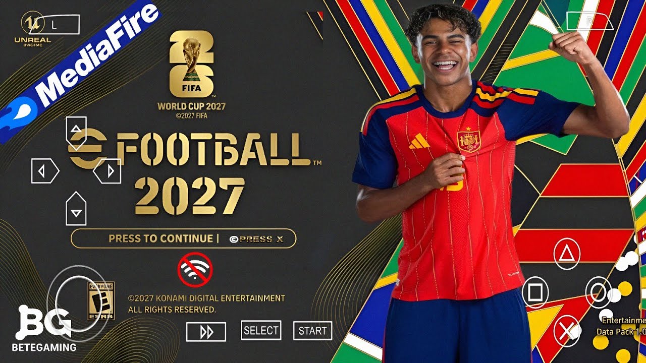 eFootball PES 2026 PPSSPP Original Real Faces